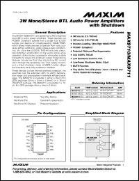 Click here to download MAX9710ETP Datasheet