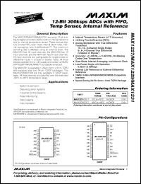 Click here to download MAX1231EVC16 Datasheet