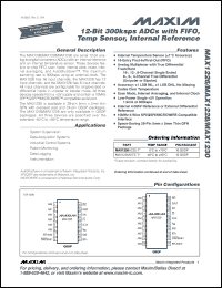 Click here to download MAX1230BCTI+T Datasheet