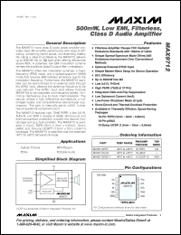 Click here to download MAX9712 Datasheet