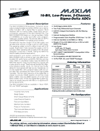 Click here to download MAX1416AEUE Datasheet