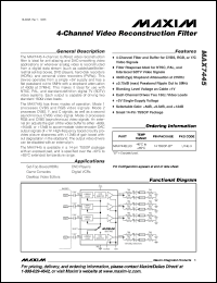 Click here to download MAX7445EUD+T Datasheet