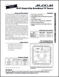Click here to download MAX3550CGM-TD Datasheet