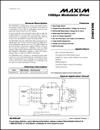 Click here to download MAX3942ETG Datasheet