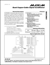 Click here to download MAX3983UGK-TD Datasheet