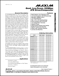 Click here to download MAX9963AJCCQ+TD Datasheet