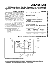 Click here to download MAX8506ETE-T Datasheet