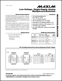Click here to download MAX4524LETB-T Datasheet