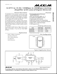 Click here to download MAX3645ESE+ Datasheet