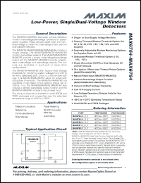 Click here to download MAX6761TARGD3 Datasheet