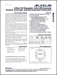 Click here to download MAX7315ATE+ Datasheet