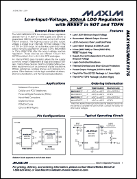 Click here to download MAX1963EZT100+T Datasheet