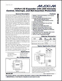 Click here to download MAX7316ATE+ Datasheet