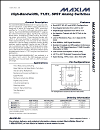 Click here to download MAX4816ETE Datasheet