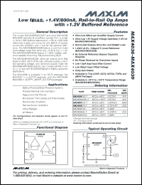 Click here to download MAX4038ETA+ Datasheet