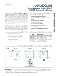 Click here to download MAX4729ELT Datasheet