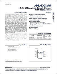 Click here to download MAX3051EKA Datasheet