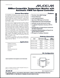 Click here to download MAX6641AUB94 Datasheet