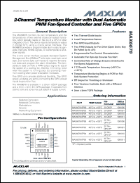 Click here to download MAX6678ATP92 Datasheet