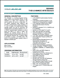 Click here to download DS26502LN+ Datasheet