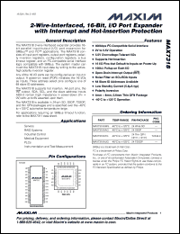 Click here to download MAX7318AWG-T Datasheet