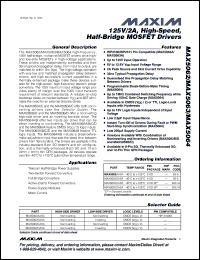 Click here to download MAX5064AATC+ Datasheet