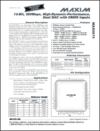 Click here to download MAX5873EGK+D Datasheet