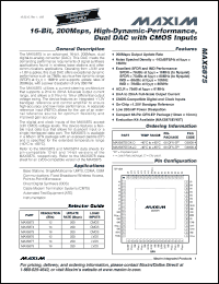 Click here to download MAX5875EGK+D Datasheet