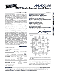Click here to download MAX2160ETL Datasheet
