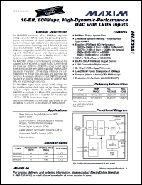 Click here to download MAX5891EGK+D Datasheet