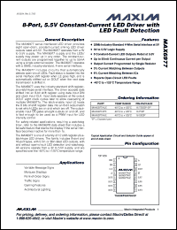 Click here to download MAX6977AAE Datasheet