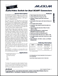Click here to download MAX4397DCTM+T Datasheet