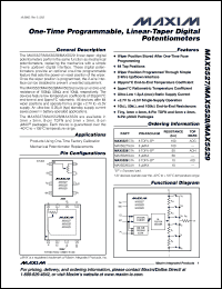 Click here to download MAX5529GTA Datasheet