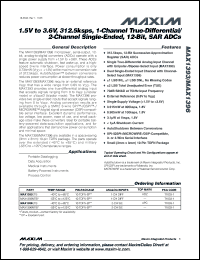 Click here to download MAX1393MTB Datasheet