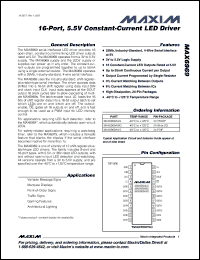 Click here to download MAX6969AWG Datasheet