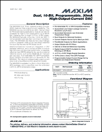 Click here to download MAX5550 Datasheet