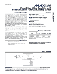 Click here to download MAX9505EEE+T Datasheet