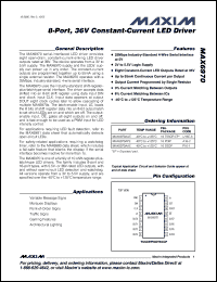 Click here to download MAX6970AUE Datasheet