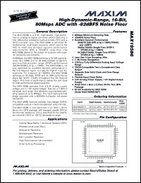 Click here to download MAX19586 Datasheet