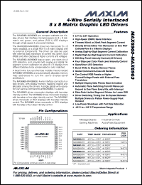 Click here to download MAX6963ATH-T Datasheet