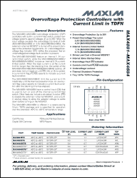 Click here to download MAX4883CETB-T Datasheet