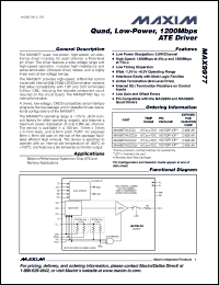 Click here to download MAX9977AKCCQ+D Datasheet