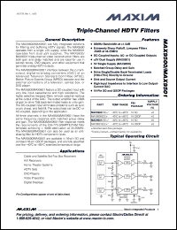 Click here to download MAX9500EEE+T Datasheet