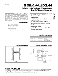 Click here to download DS3903 Datasheet