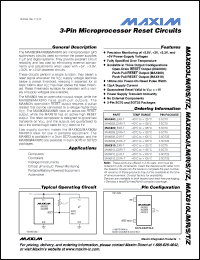 Click here to download MAX809_EXR+T Datasheet