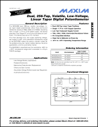 Click here to download MAX5392 Datasheet
