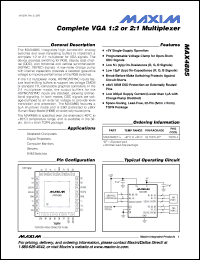 Click here to download MAX4885ETJ Datasheet
