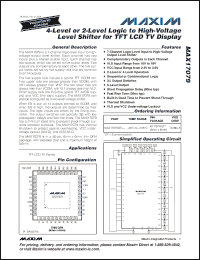 Click here to download MAX17079GTL+ Datasheet