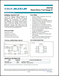 Click here to download DS2782E+R Datasheet
