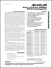 Click here to download MAX9963AJCCQ Datasheet
